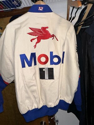 Jeff Hamilton Large #12 Jeremy Mayfield Mobil 1 NASCAR Jacket