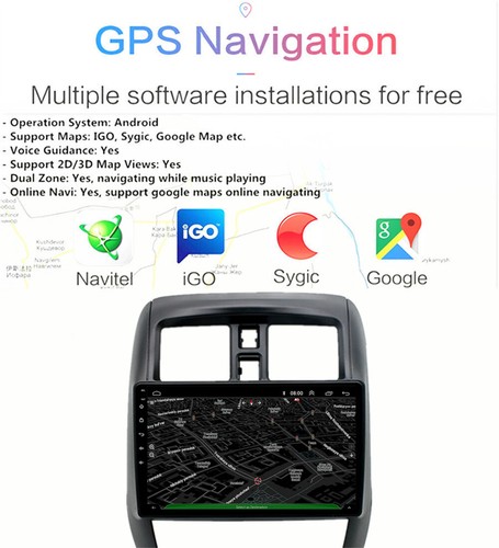 10.1'' Android Stereo Radio 4+32GB GPS Navigation For Nissan Versa Sedan 2015-19 - Picture 5 of 6