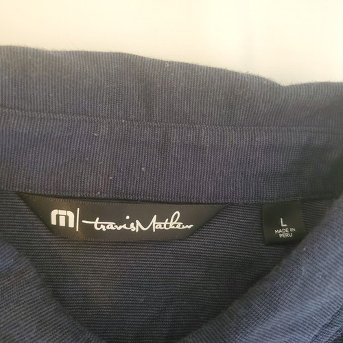 Travis Matthew Jungen Poloshirt Golf Größe L blau - Bild 3 von 6