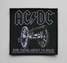AC/DC - For Those About to Rock - Official Woven Patch