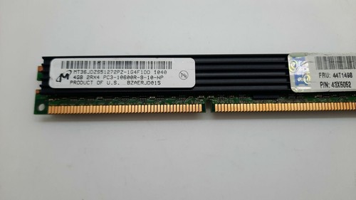 Micron MT36JDZS51272PZ-1G4F1DD 4GB 2Rx4 PC3-10600R DDR3-1333 Server Memory (IBM - Picture 3 of 4