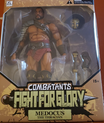 Xesray Studio Combatants Fight For Glory Medocus Thracian Figure NEW with BONUS