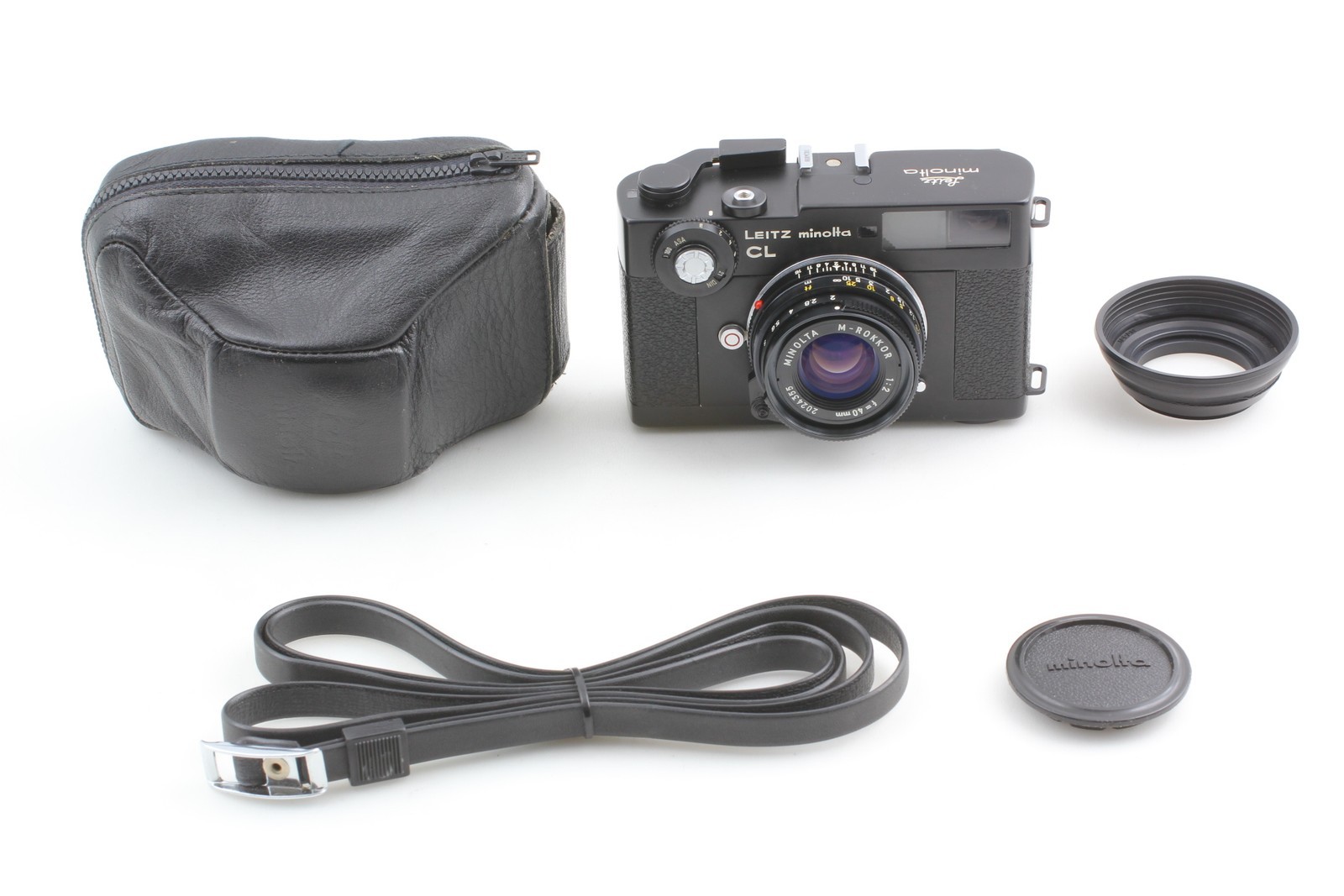 [MINT] Leitz Minolta CL Rangefinder Film camera M-Rokkor 40mm f2 Lens From JAPAN