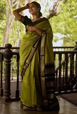 Banarasi Silk Saree Heavy Zari Work Indian Ethnic Traditional Women with Blouse
