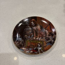 Vintage Lowell Davis "Plum Tuckered Out" Limited Edition Collectible Plate, 1980