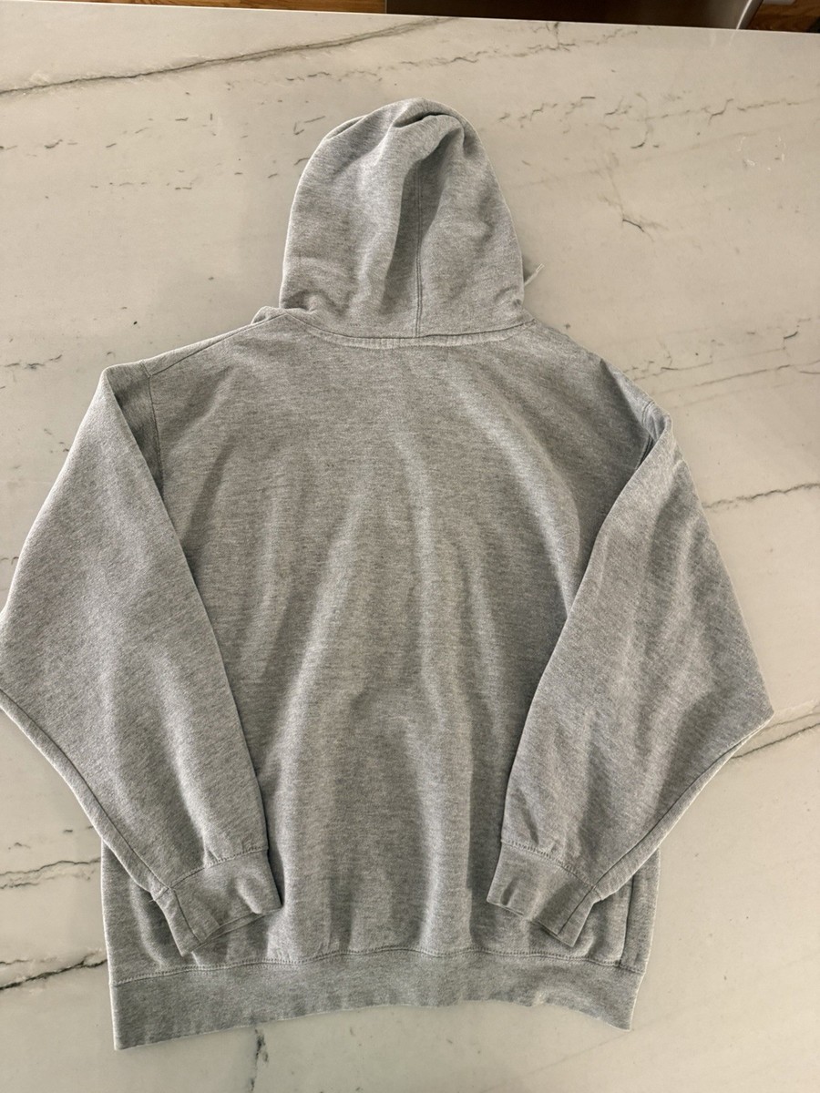 Mens Notre Dame Fighting Irish Gray Hoodie Sweatshirt Large Genuine Stuff View 4