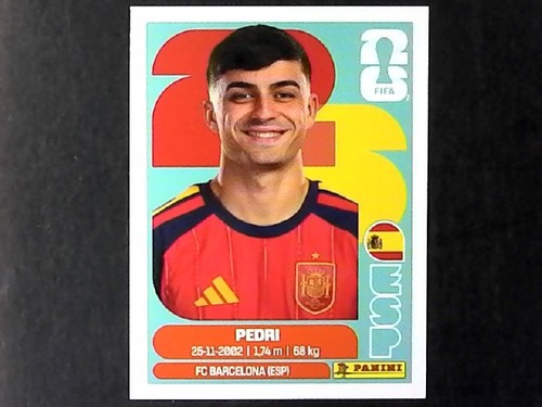 Pedri [Red Crumple] #ESP11 2026 Panini FIFA World Cup Stickers card