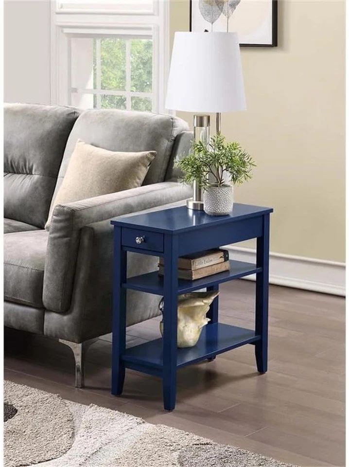 American Heritage Chairside End Table with Drawer 23.5" - Classic Living Room Ta - Image 2 of 4