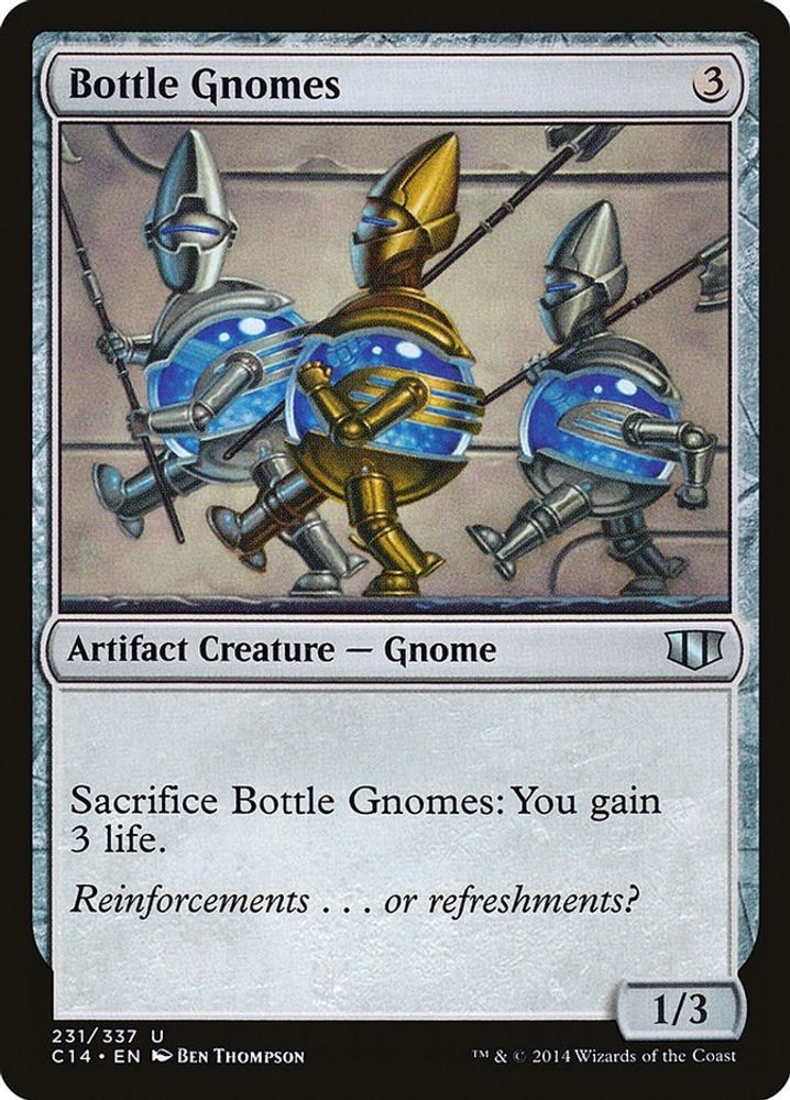 Bottle Gnomes #231 Commander 2014 Near Mint Magic The Gathering