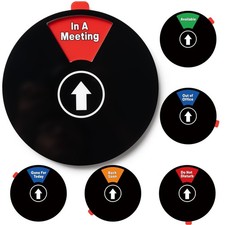 Office Private Sign 6 Options Do Not Disturb Please Knock Work Remotely 6 Inch