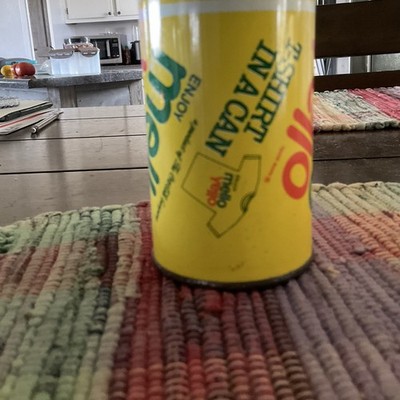 Mello Yello  T-shirt in a Can Vintage Pull Tab Can Breweriana