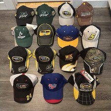 Vintage Nascar Hat Lot Bundle Racing 15 Caps NWT Used 90s Y2K WOW Nice Hats VTG