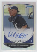 2013 Bowman Chrome Prospects Refractor /500 Wilfredo Rodriguez #BCA-WF Auto