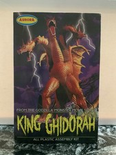 Aurora King Ghidorah EMPTY BOX  OF #6802 Plas...