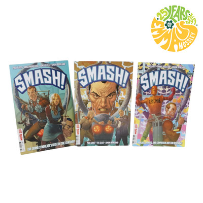 2023 Smash Magazines x 3 2000AD Rebellion treasuryofbritishcomics Oct Nov Dec