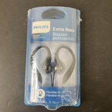 Philips SHS3300BK Flexible Fit Earhook Extra Bass Headphones  Black
