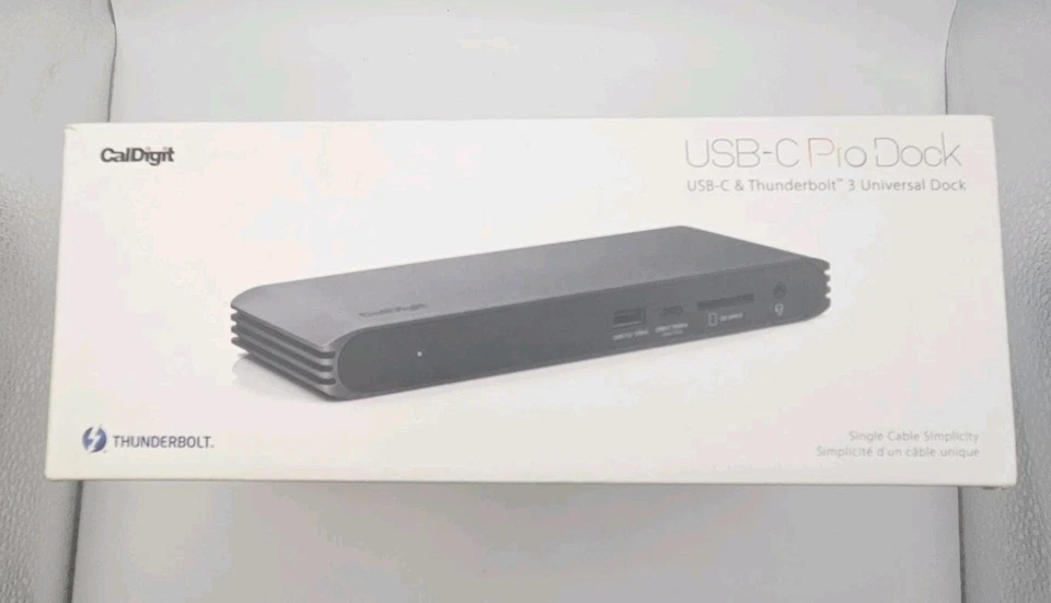 Estación de acoplamiento CalDigit USB-C Pro Dock gris espacial USBCProDock-US07-SG-AMZ Foto 2 de 4