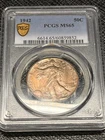 1942 Walking Liberty Half Dollar MS65 NGC Beautifully Toned ~ NICE Luster!*1256