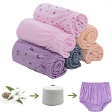 Unisex Middle Aged Cotton High Waist Briefs Knickers Panties Underwear