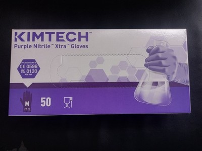 Kim Tech Purple Nitril Xtra Handschuhe 50 Box Gr.M. 97612