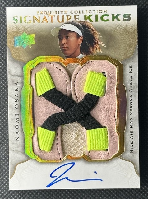 2021 Upper Deck Goodwin Champions Naomi Osaka Exquisite Signature Kicks RC Auto