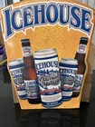 Vintage Icehouse Beer Tin Sign 22” Bar Man Cave Advertising Metal Sign