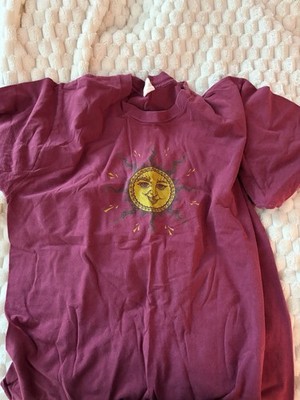 Sarah McLachlan Maroon Men's Graphic Cotton Crew Neck Short Sleeve Tour T-Shirt