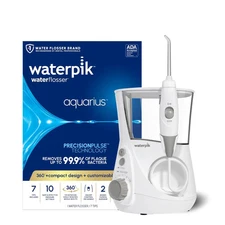 	Waterpik Aquarius Water Flosser White WP-660 10 Settings ADA Accepted	
