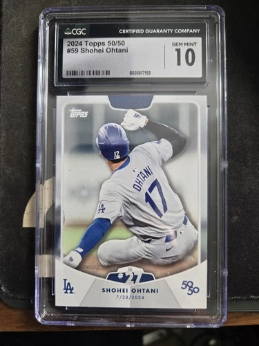 2024 Topps 50/50 - Shohei Ohtani - Card #59 - MINT CGC 10