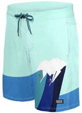 SAXX Betawave-19" 2-in-1 Board Shorts Midnight Magic Lingerie SZ 32" NEW W TAG