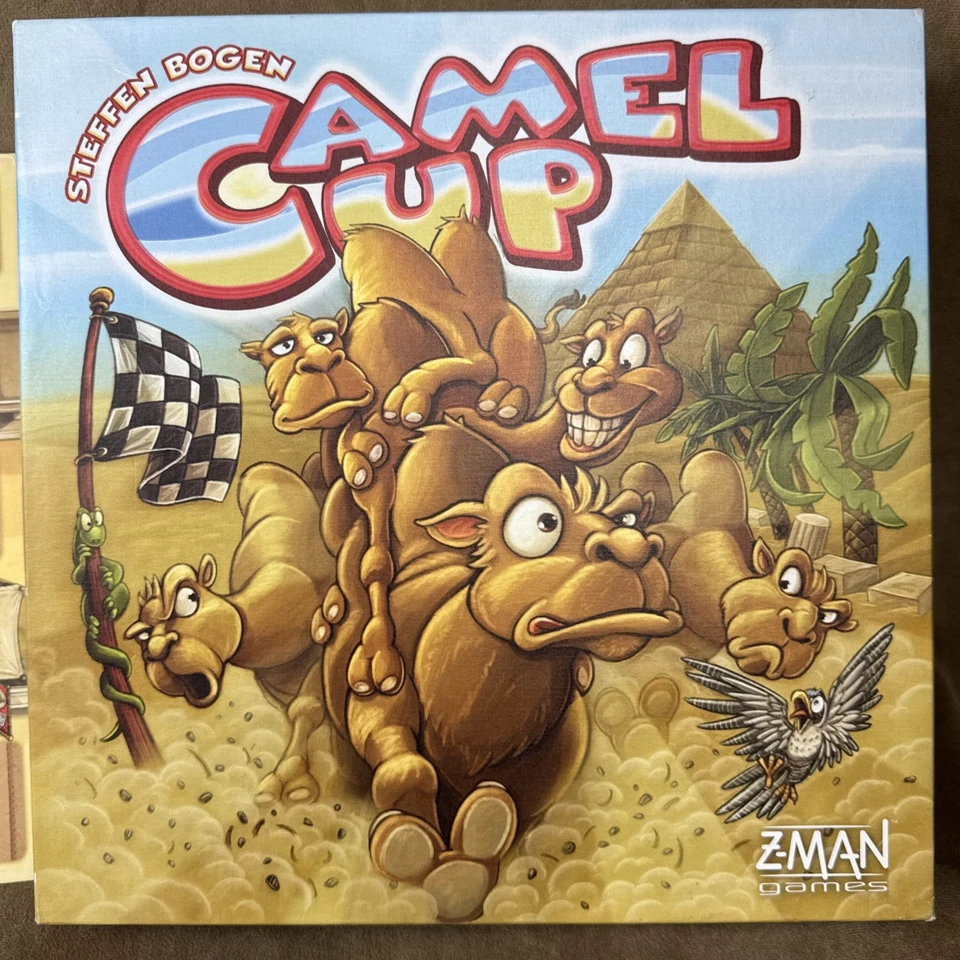 Camel Up COMPLETE Board Game - Stephen Bogen Z-Man Cup Board Game - Image 2 of 4