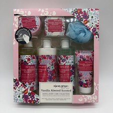 Olivia Grace Vanilla Almond 7 Piece Bath  Body Care Collection Set New.