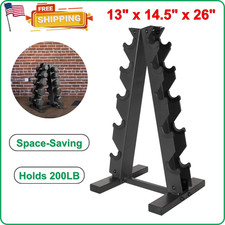 Cap A-Frame Dumbbell Weight Rack | Carbon Holds 200 Pounds Powder Coat Finished