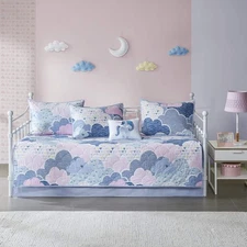 Urban Habitat Kids Cloud Daybed Cover Vibrant Fun and Playful Unicorn Print,