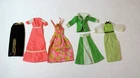 Vintage 1970s/70s Mod Hippy Doll Clothes Maxi Dress Lot Mego Barbie Schilling