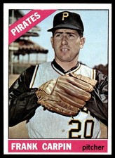 1966 Topps Baseball Card Frank Carpin RC Pittsburgh Pirates #71 NM