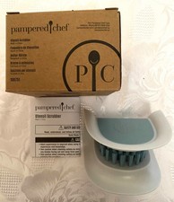 Pampered Chef Kitchen Utensil Scrubber • Dual-Sided • Dishwasher Safe • NEW