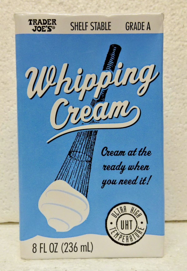 Trader Joe's Shelf Stable Grade A Whipping Cream Bundle 8fl oz