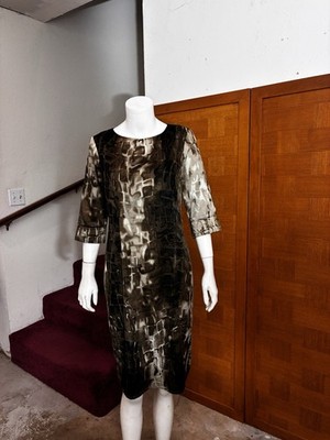 White Label By InCity Animal Print Pattern Dress Size 44 No Belt