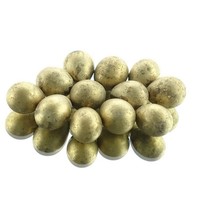 Nature Trends Oster-Deko Echte Wachteleier Goldfarben 3 Cm - 12Er Set
