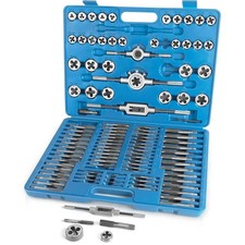 110 PCS Metric Tap and Die Set, Metric Screw Threads M2-M18 for Cutting Exter...