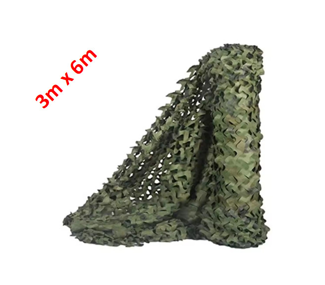 Filet de camouflage jungle 3x6m contre la chaleur sous pergola