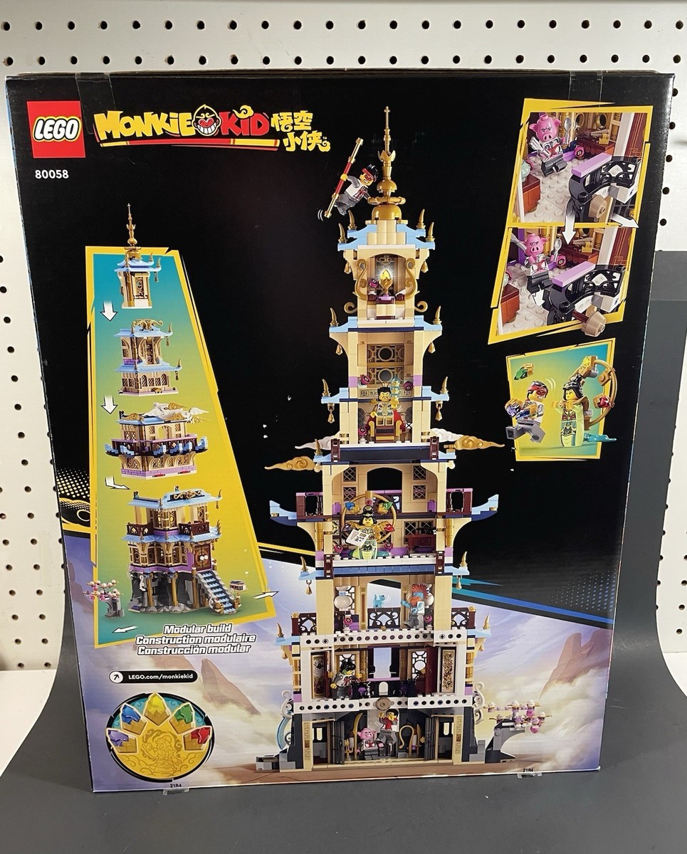 LEGO MONKIE KID 80058 CELESTIAL PAGODA SET WITH BOX - MISSING NUWA