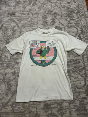 Belton 1987 Kudzu Graphic Tee White Short Sleeve Unisex Cotton Blend M