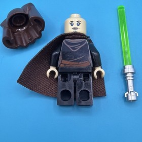 Lego Star Wars Luminara Unduli Dark Brown Headgear Minifigure RARE EUC 75151