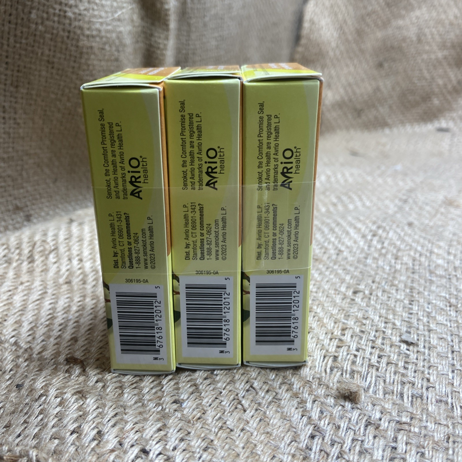 Qty 3 Senokot Extra Strength Tablets sennosides  12 Tablets Exp Date 08/2026