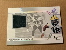 Nick Anderson 2025 Upper Deck CFL Game Used Jersey Edmonton Elks