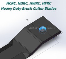 X1 Blade for AGT HCRC, HDRC, HWRC, HFRC Heavy Duty Brush Cutter Mower Skid Steer