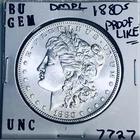 1880 S BU GEM MORGAN SILVER DOLLAR UNC MS+++ U.S. MINT RARE COIN 7727