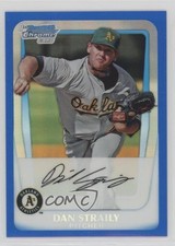 2011 Bowman Chrome Prospects Blue Refractor 188/250 Dan Straily #BCP53 md3